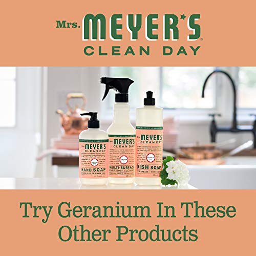 Mrs. Meyer’s Clean Day Liquid Hand Soap, Geranium Scent, 12.5 fl oz (Pack of 3)