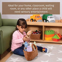 Creative Minds - Juego de 6 Piezas de canastas sensoriales de Peluche multicultural para Todas Las Edades