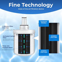 Samsung DA29-00003G repuesto de filtro de agua premium certificado. Compatible con Samsung DA29-00003G y Samsung AQUA-PURE Plus. Diseñado para un ajuste exacto y estándares como filtro original – Pureline (3 unidades)