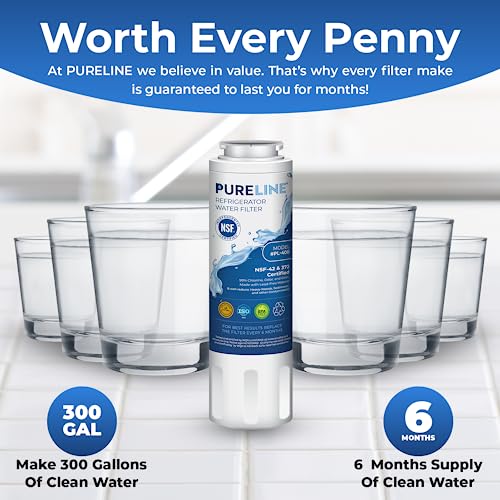 Maytag UKF8001 Pur – Filtro de agua de flujo rápido Sustitución UKF8001AXX, edr4rxd1, Whirlpool 4396395, PuriClean II, Kenmore 9006 por pura línea
