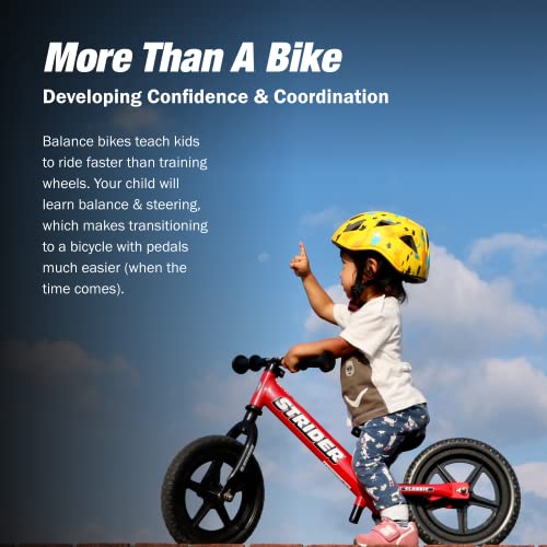 Strider – 12 Classic Bicicleta de Equilibrio, a Partir de 18 Meses a 3 años