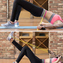 COOWOO 2020 - Juego de bandas de resistencia, bandas de ejercicio, correas de tobillo para piernas, gimnasio perfecto para brazos, piernas y entrenamiento de cuerpo completo, bolsa de transporte incluida