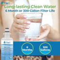 Tier1 LG LT700P, Kenmore 46-9690, ADQ36006101, ADQ36006102, and LT120F Water and Air Filter Combo 3 Pack