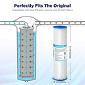 Membrane Solutions Cartucho de filtro plisado de repuesto de 25,4 x 6,3 cm