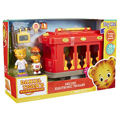 Daniel Tiger's Neighborhood 87833 Daniel Tiger-Deluxe Electronic Trolley Vehicle