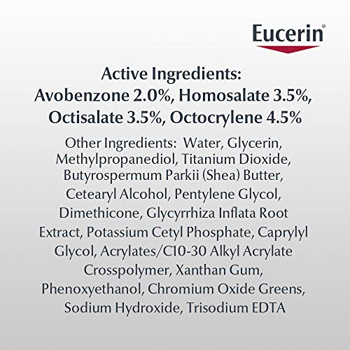 Home Comforts Eucerin Enrojecimiento Socorro Daily Perfecting Loción Amplio Espectro SPF 15 1,7 Onza