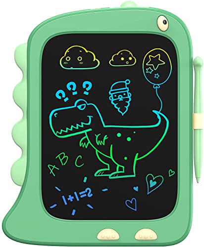 ORSEN Tablero de dibujo para tableta de escritura, almohadilla de dibujo de dinosaurio para niños de 2 a 8 años
