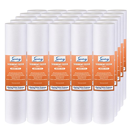 iSpring Micron - Cartuchos de repuesto para filtro de agua de sedimentos universales
