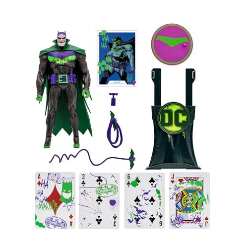 McFarlane DC Multiverse 7IN - Batman (Batman: White Knight) (JOKERIZED) (Etiqueta Dorada)