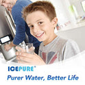 Icepure rwf0100 a Compatible con LG LT500P, 5231JA2002 A, ADQ72910901, adq72910902 Filtro de agua para nevera