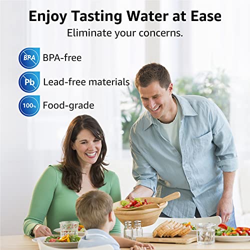Overbest Filtro de agua certificado NSF, repuesto para jarra y dispensadores Brita Classic OB03, Mavea 107007, 35557, Brita Pitchers Grand (paquete de 6)