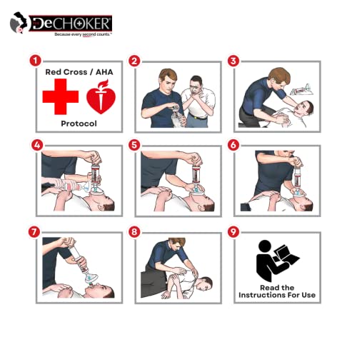 Dechoker Anti Choking Device Child (Ages 3 to 12) - Safe, Effective Anti Choking Device - Excellent Addition to Your Family First Aid Kit - Keep Yourself and Family Safe