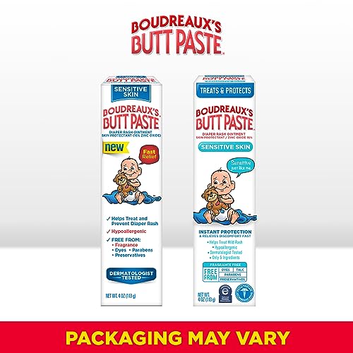 Boudreaux's Butt Paste Ungüento para piel sensible, hipoalergénico