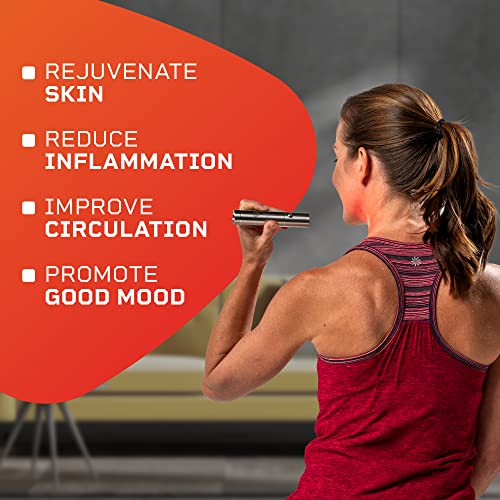 LifePro Terapia de luz infrarroja y roja para dolor articular y muscular. Dispositivo de terapia de luz roja para alivio del dolor. Terapia de luz infrarroja cercana para inflamación, uso facial y corporal, 3 longitudes de onda.