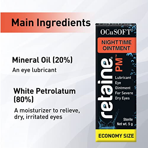 Retaine PM Nighttime Ungüento lubricante de ojos ungüento 3,5 g
