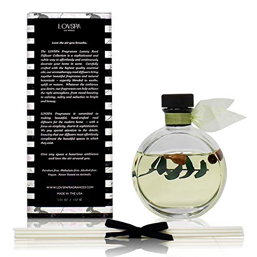 LOVSPA: Juego de Velas sin Mimbre para difusores de Varillas con Fragancia para el hogar y ambientador de Aire, Gran Idea de Regalo para mamá, Abuela, Nana, papá o tía