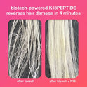 K18 Mascarilla de reparación molecular sin enjuague para el cabello, tratamiento de velocidad de 4 minutos, renueva el daño del cabello del color, servicios químicos del calor