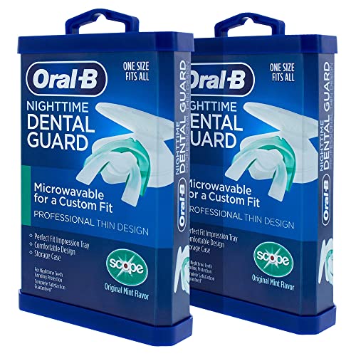 Oral-B Protector dental nocturno, menos de 3 minutos para una protección personalizada de molienda de dientes con alcance de sabor a menta, fabricado en una instalación auditada por la FDA en Estados Unidos