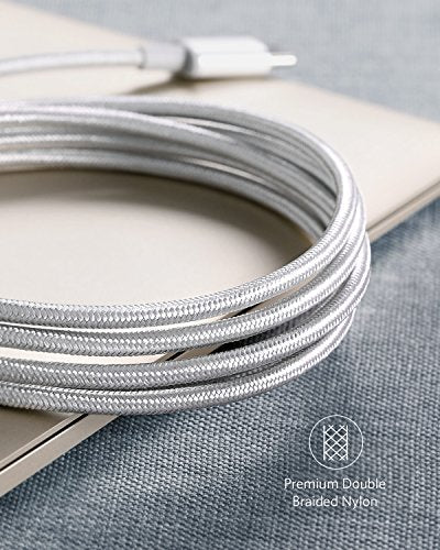Anker Premium Nylon USB-C to USB-A Cable, for Samsung Galaxy S9/S8/Note 8, LG V20/G5/G6, and More