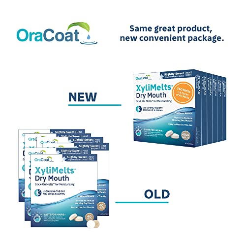 XyliMelts for Dry Mouth - Mint-Free (240 discs) by Xylimelts