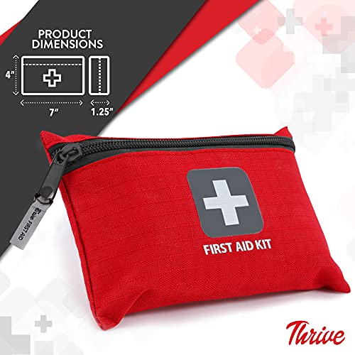 Kit de primeros auxilios – Equipado con suministros médicos para emergencias, supervivencia, senderismo, mochilero, camping, viajes, coche y ciclismo. Prepárate en casa y en el trabajo