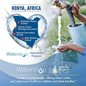 Waterdrop de repuesto para Samsung DA29 - 00003 G Aqua-Pure Plus Filtro, Blanco, 2