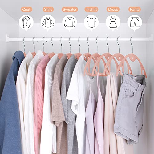 IEOKE Perchas de terciopelo, paquete de 50 perchas sin hombros para trajes, ultra delgadas, ahorro de espacio, giro de 360 grados, gancho resistente, perchas duraderas para suéteres, abrigos, chaquetas, camisas y vestidos