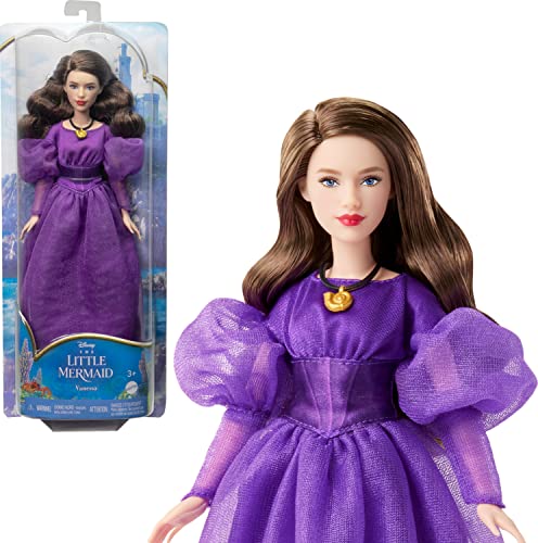 Disney The Little Mermaid Vanessa - Muñeca de Moda con Vestido Morado, Juguetes inspirados en la película