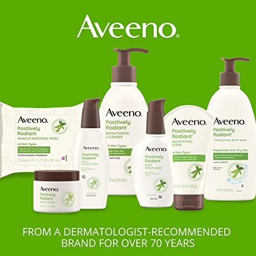 Aveeno hidratante facial diaria de ácido salicílico con complejo de soja total, para piel propensa a roturas, sin aceite e hipoalergénico, 4 onzas líquidas oz