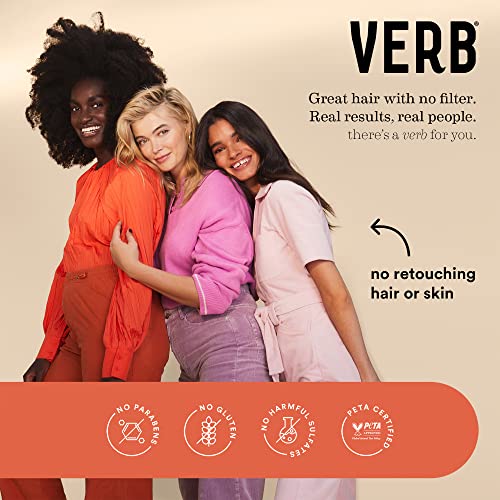 Verb Aceite de fantasma, vegano y ligero, aceite revitalizante para el cabello, nutre y promueve el cabello brillante, todos los tipos de cabello