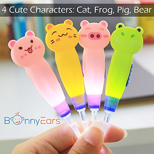 Ear Wax Removal Tool with Led Light for Kids - Toddlers, Infants, Baby and Adult by BonnyEars | Stainless Steel Earwax Remover Kit | Ear Pick Spoon Curette Tweezers Cleaning