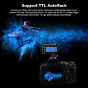 Godox X2T-N i-TTL 2.4 G HSS 1/8000s transmisor de disparador remoto inalámbrico compatible con cámara Nikon, soporte Bluetooth, pantalla más grande (versión de actualización Godox X1T)