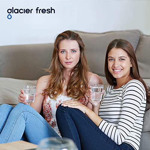 GLACIER - Filtro de agua FRESH LT1000PC de repuesto para refrigerador, compatible con LT1000PC/PCS, LT1000PC, LT-1000PC, MDJ64844601, ADQ747935 ADQ74793504 filtro de agua (paquete de 3)