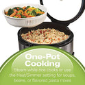 Hamilton Beach 37548 Rice & Hot Cereal Cooker, Stainless Steel