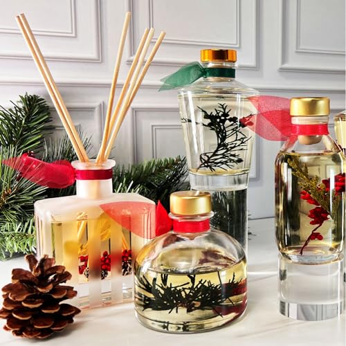 LOVSPA: Juego de Velas sin Mimbre para difusores de Varillas con Fragancia para el hogar y ambientador de Aire, Gran Idea de Regalo para mamá, Abuela, Nana, papá o tía