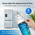 Waterdrop LG lt800p, adq72910901 compatible Repuestos filtro de agua para nevera (