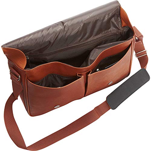 Kenneth Cole Risky Business Messenger Bag, Dark Brown, One Size