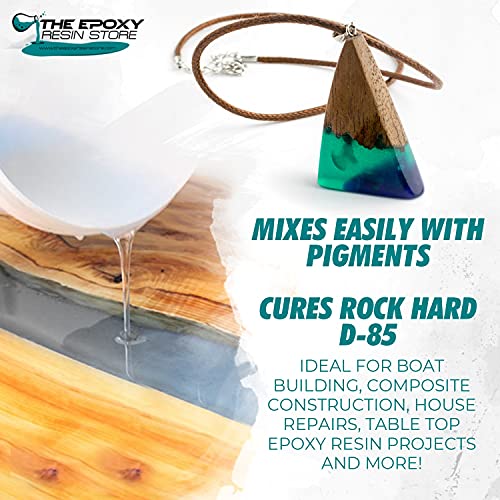 The Epoxy Resin Store - Kit de resina epoxi transparente de 2 partes para mesas y construcción compuesta, kit de 1 galón