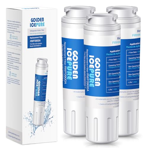 UKF8001 Refrigerator Water Filter, NSF 42 Certified Replacement Refrigerator Water Filter, Compatible with Maytag UKF8001AXX-750, UKF8001AXX-200, Whirlpool 4396395, EveryDrop Filter 4 and more (3PACK)