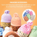 Creative Minds - Juego de 6 Piezas de canastas sensoriales de Peluche multicultural para Todas Las Edades