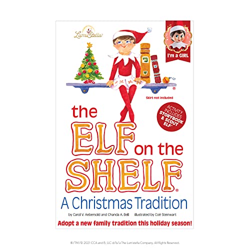The Elf On The Shelf Tradición Navideña - Libro y Elfo Niña Inglés