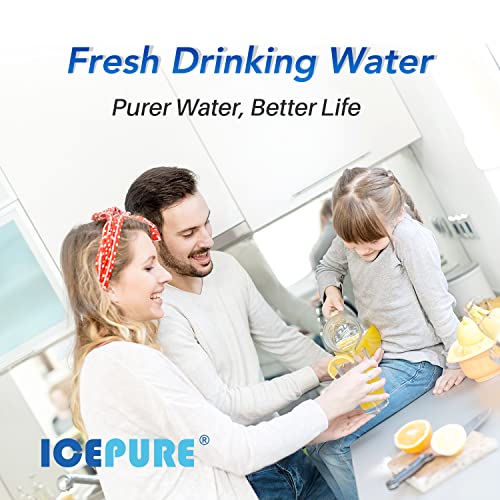 ICEPURE Filtro de repuesto de 5 micras para toda la casa 84637, WPX5BB97P, PC10, 355214-45, 355215-45, WP10BB97P, WP5BB97P, 2 unidades