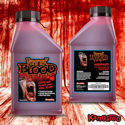 Kangaroo Pint of Blood; Halloween, Vampire Blood; 16 Oz