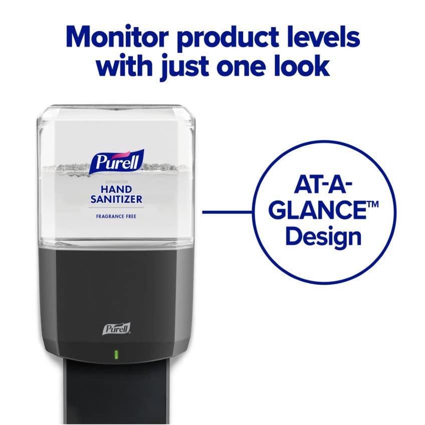 PURELL ES8 Dispensador automático de desinfectante de manos, grafito, para repuestos de desinfectante de manos PURELL ES8 de 1200 ml (paquete de 1) - 7724-01