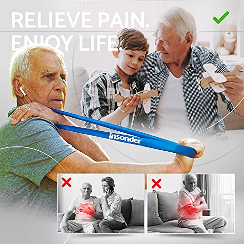 Juego de bandas de resistencia para ejercicio, bandas elásticas para entrenamiento, bandas ligeras de bucle medio y pesado, para piernas, glúteos, yoga, crossfit, fitness, terapia física, equipo de entrenamiento para el hogar, para mujeres y hombres