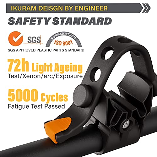 IKURAM - Soporte para bicicleta de 2/3/4 con enganche de montaje doble plegable para coches, camiones, SUV y furgonetas con un receptor de enganche de 2 pulgadas (mejor momento para comprar)