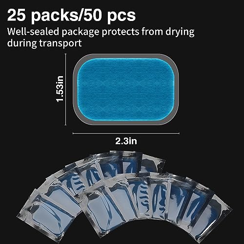 PAMASE Almohadillas de gel de repuesto para entrenador muscular abdominal, accesorio para cinturón tonificante de entrenamiento abdominal