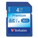Verbatim Premium SDHC Memory Card, UHS-I V10 U1 Class 10