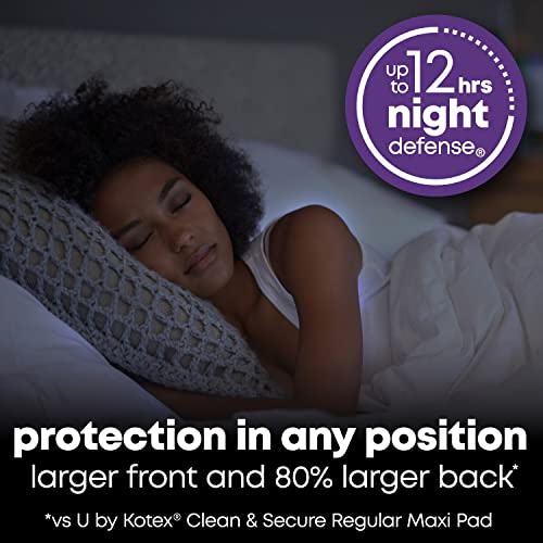 U by Kotex Security Feminine Maxi Pad with Wings