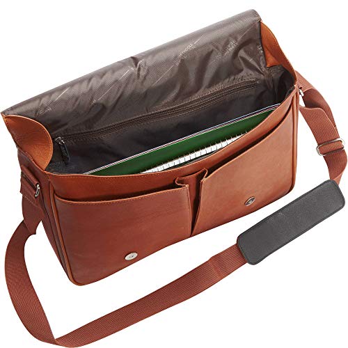 Kenneth Cole Risky Business Messenger Bag, Dark Brown, One Size